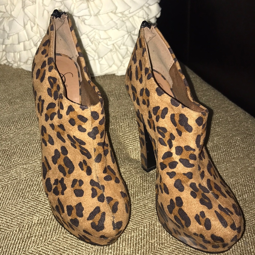 Cheetah print heels